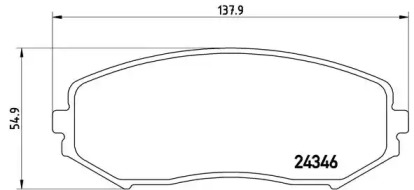 BREMBO P79 018