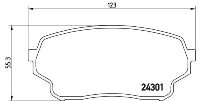 BREMBO P79 019