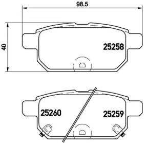 BREMBO P79 029