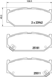 BREMBO P79 031