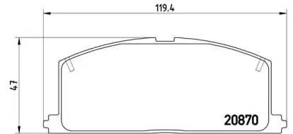 BREMBO P83 011