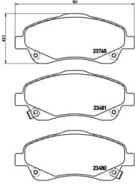 BREMBO P83 046