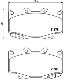 BREMBO P83 069