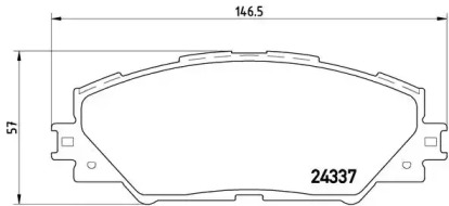 BREMBO P83 071