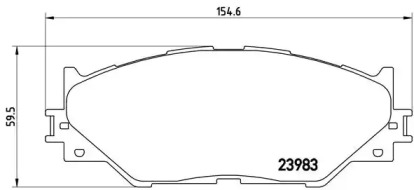 BREMBO P83 074