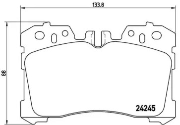 BREMBO P83 075