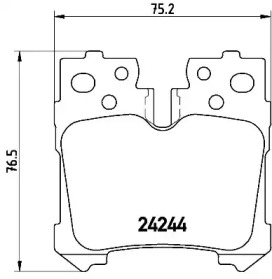 BREMBO P83 076