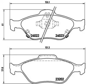 BREMBO P83 085