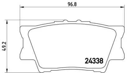 BREMBO P83 089