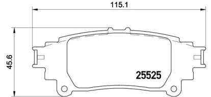 BREMBO P83 132