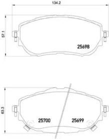 BREMBO P83 150