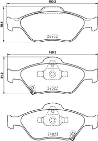 BREMBO P83 159