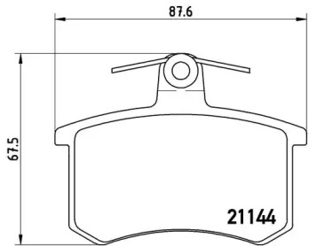 BREMBO P85 013