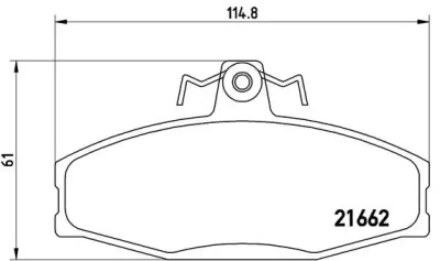 BREMBO P85 022