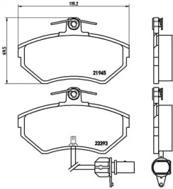 BREMBO P85 044