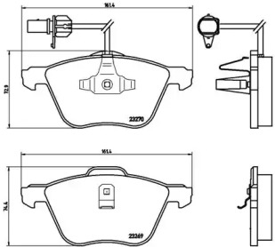 BREMBO P85 061