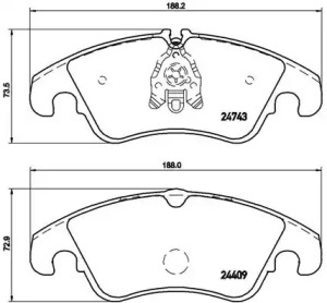 BREMBO P85098