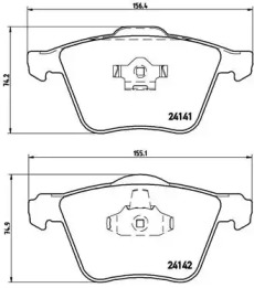 BREMBO P86 018