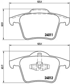 BREMBO P86 019