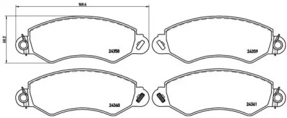 BREMBO P B1 002