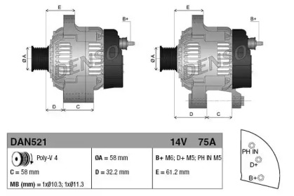 denso dan521