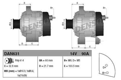 denso dan631