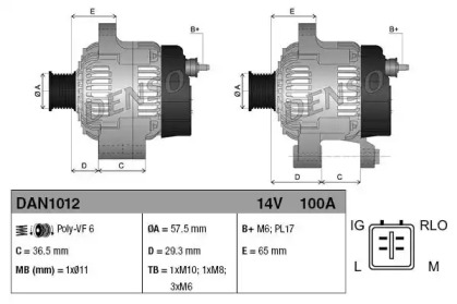 denso dan1012