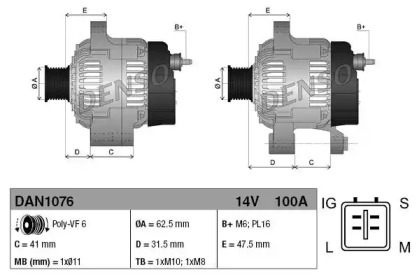 DENSO DAN1076