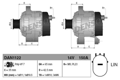 DENSO DAN1122