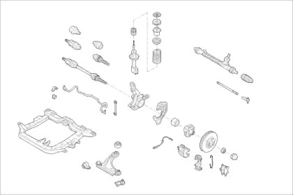DELPHI OPEL-17204-F