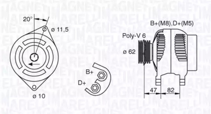 MAGNETI MARELLI 063321615010